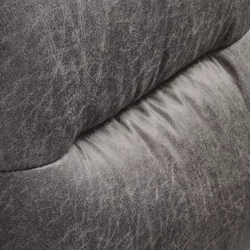 Chaise de bureau en similicuir suédé