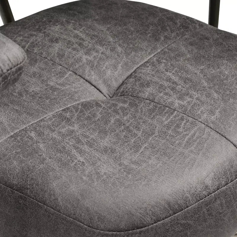 Chaise de bureau en similicuir suédé