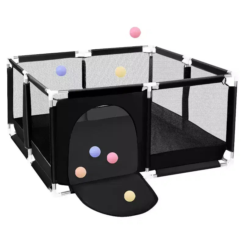 Parc pour bébé à 4 panneaux Spacieux et sécurisé Parc portable