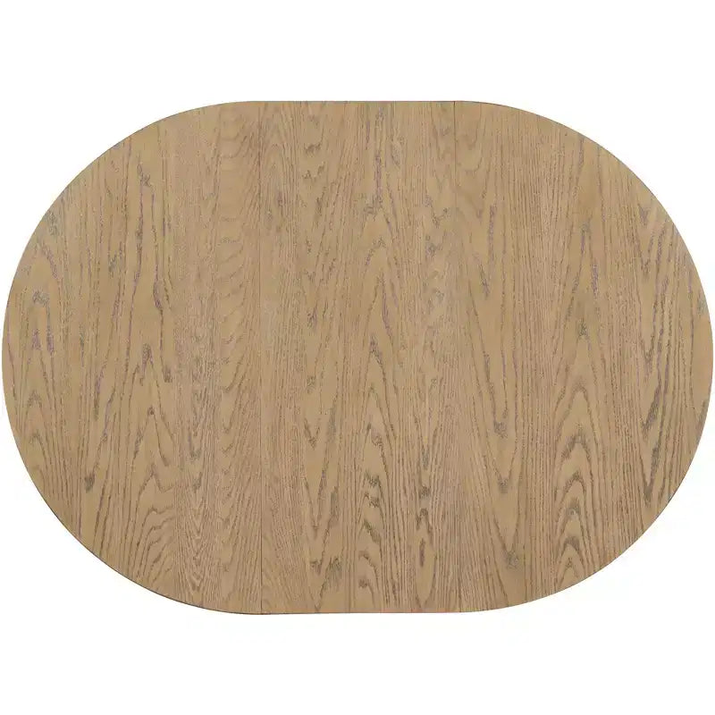 Table à manger de style rustique à base en X à 4 pieds avec rallonge de 40,6 cm