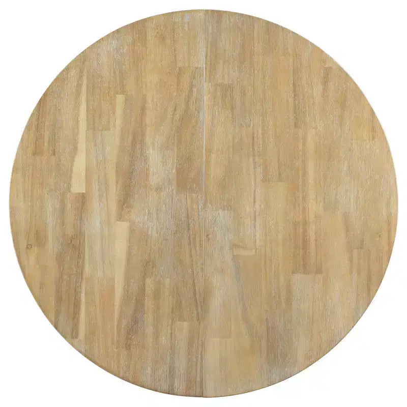 Table à manger de style rustique à base en X à 4 pieds avec rallonge de 40,6 cm