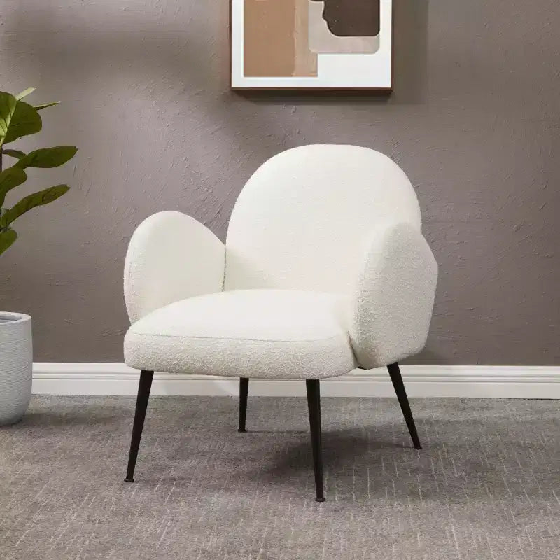 Fauteuil d'appoint Fauteuil avec cadre en bois