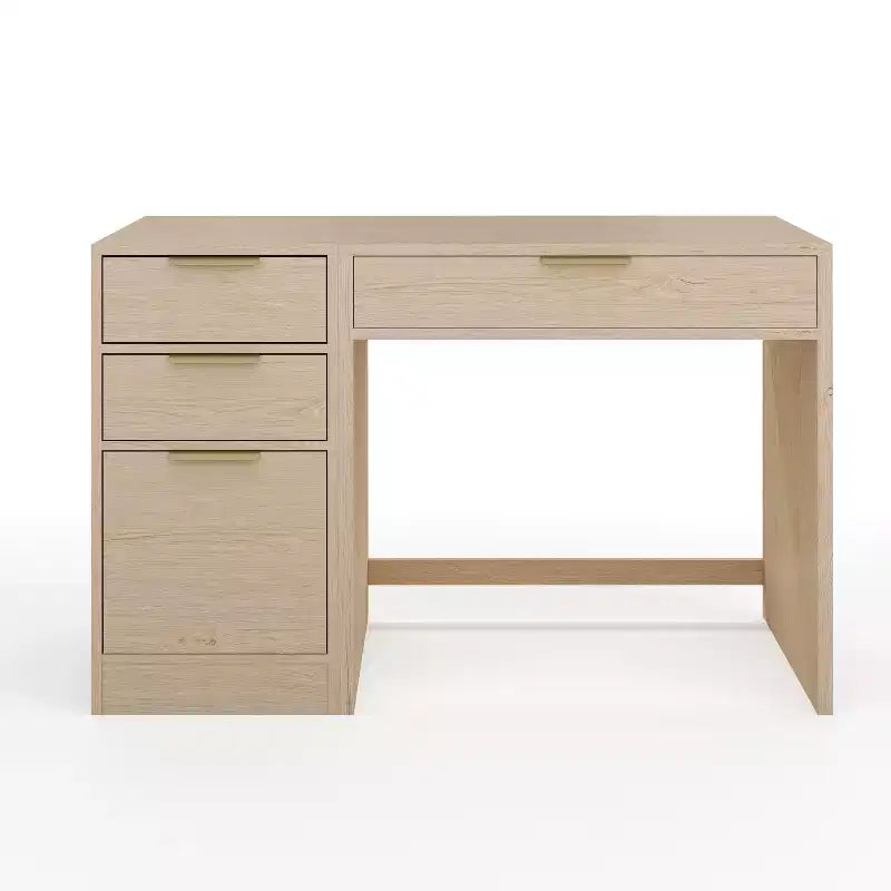 Bureau à un tiroir avec classeur à 3 tiroirs pour bureau à domicile
