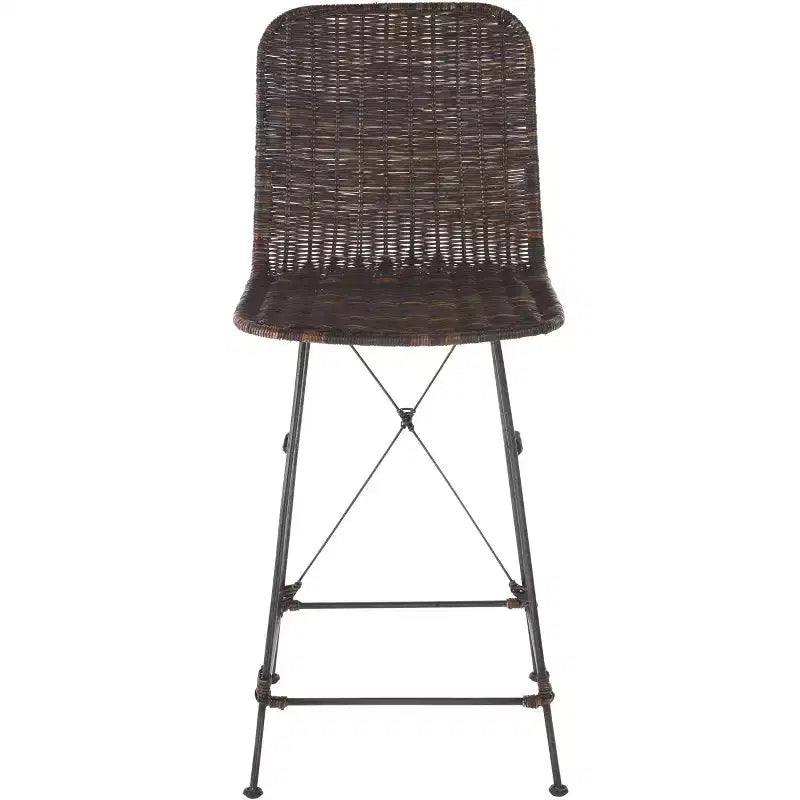 Tabouret de comptoir tissé