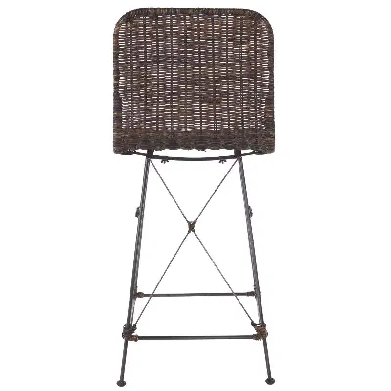 Tabouret de comptoir tissé