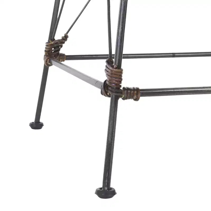 Tabouret de comptoir tissé