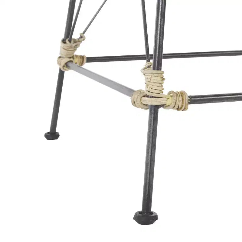 Tabouret de comptoir tissé
