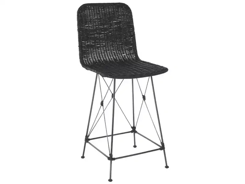 Tabouret de comptoir tissé