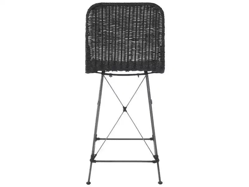 Tabouret de comptoir tissé