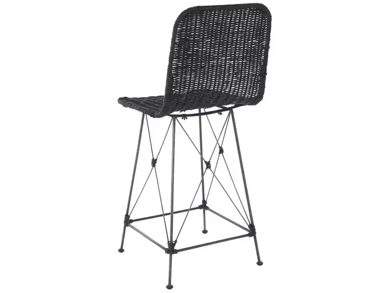 Tabouret de comptoir tissé