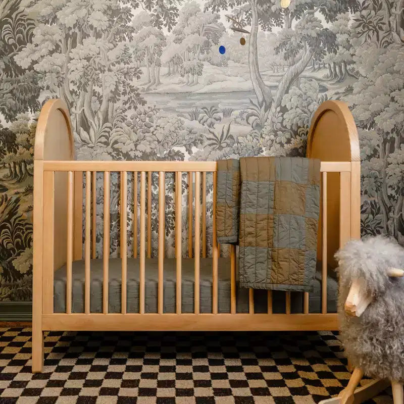 Lit de bébé convertible avec lit d'enfant