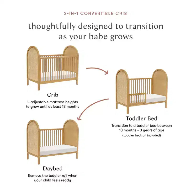 Lit de bébé convertible avec lit d'enfant