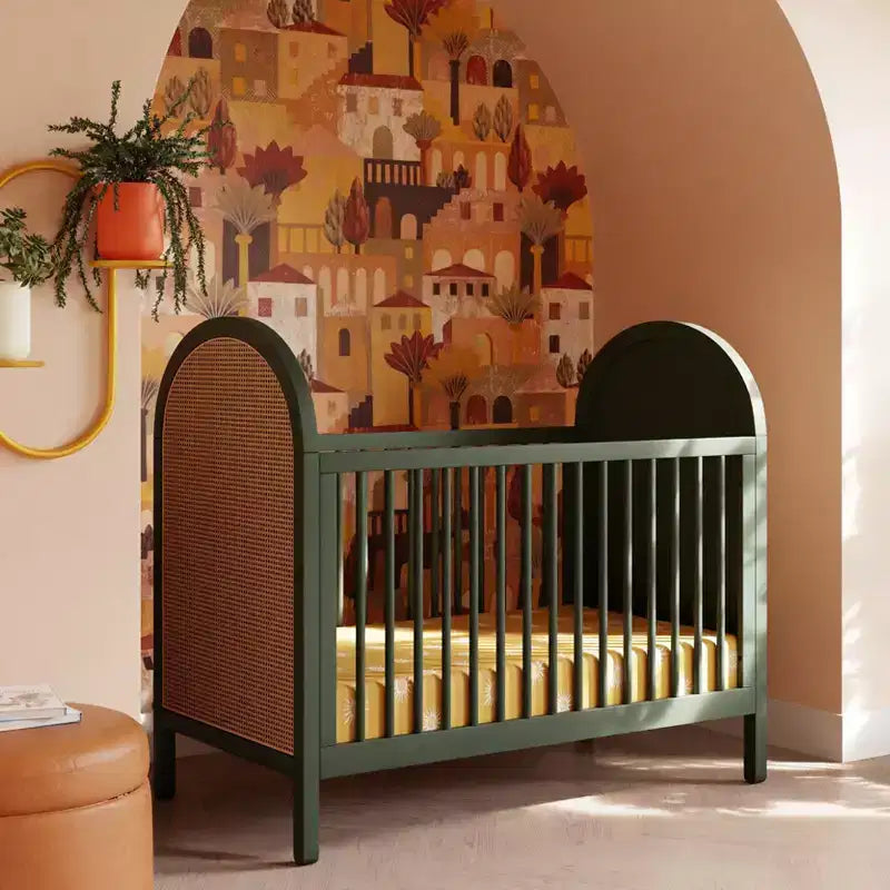 Lit de bébé convertible avec lit d'enfant