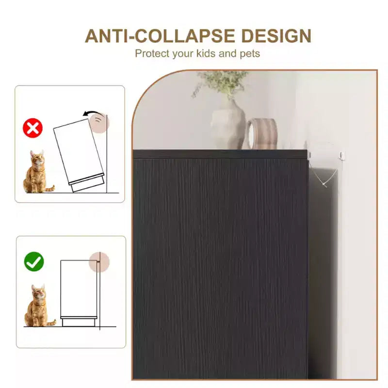 Commode en rotin à 7 tiroirs, 140 cm de large, 7 tiroirs avec poignées métalliques