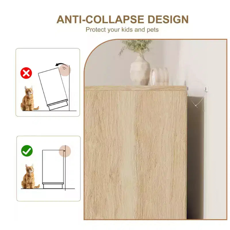 Commode en rotin à 7 tiroirs, 140 cm de large, 7 tiroirs avec poignées métalliques