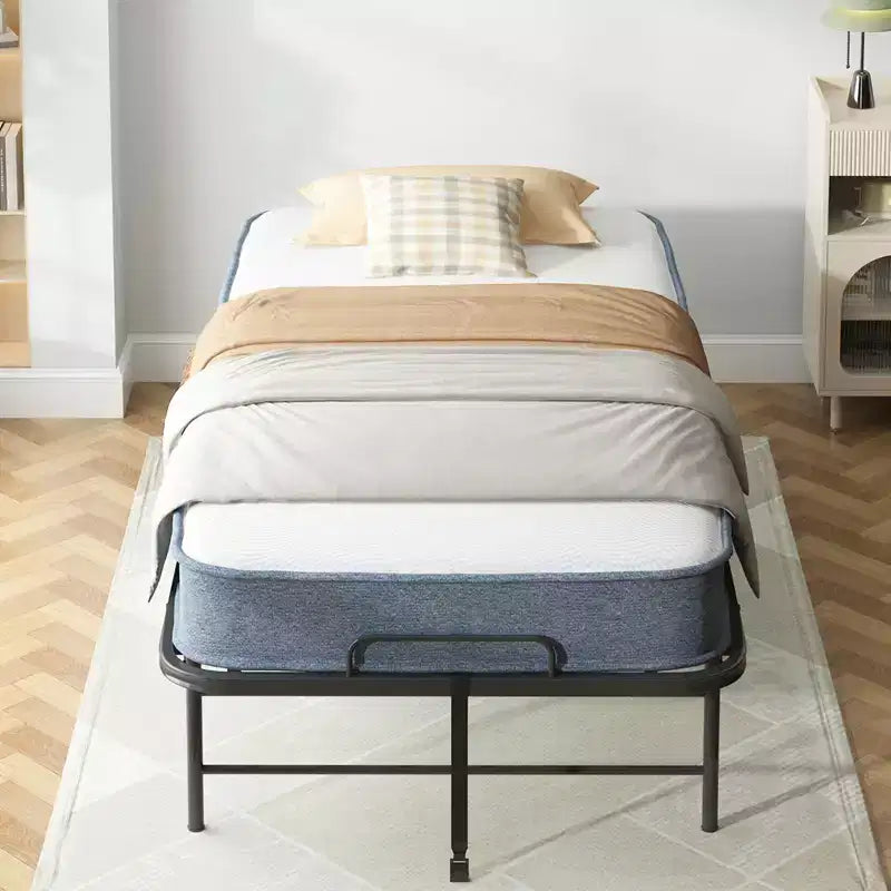 Lit pliant avec matelas de 12,7 cm, lit d'appoint portable, lit de camp
