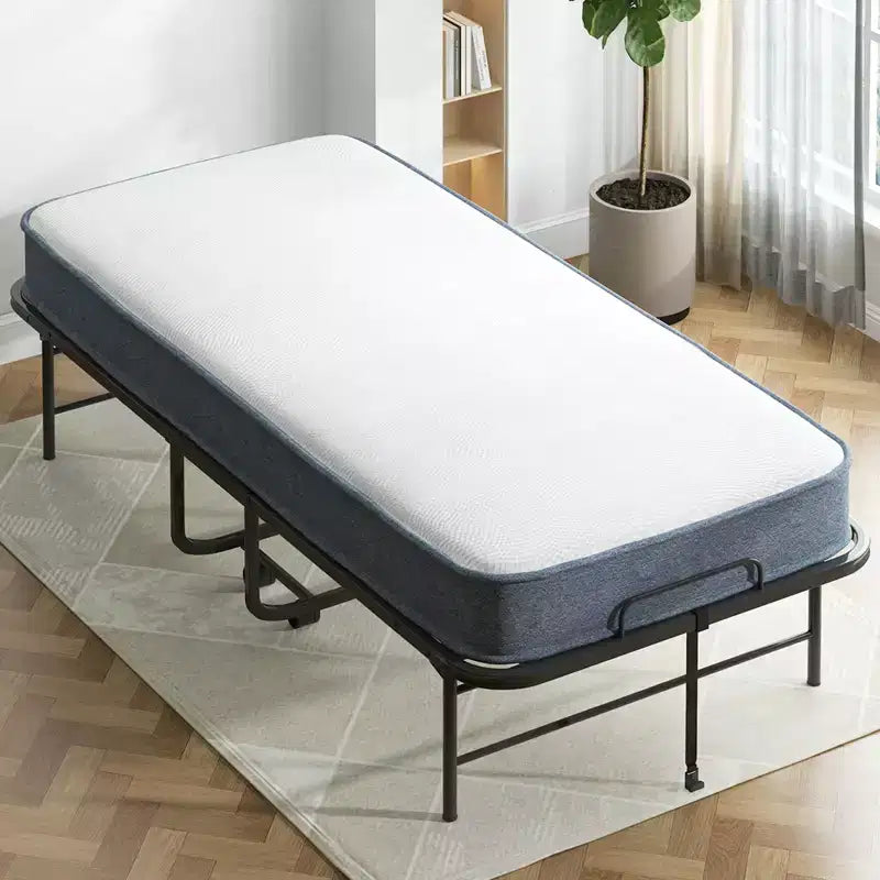 Lit pliant avec matelas de 12,7 cm, lit d'appoint portable, lit de camp