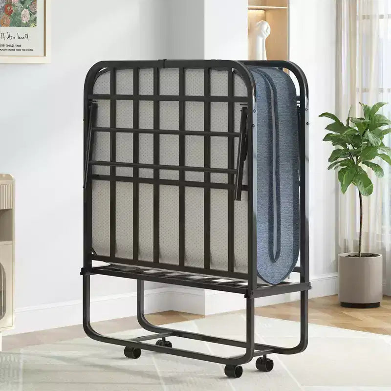 Lit pliant avec matelas de 12,7 cm, lit d'appoint portable, lit de camp