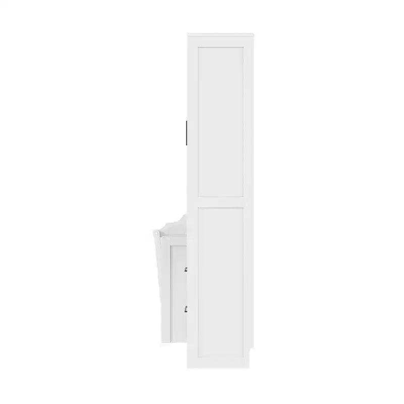 Lit escamotable mural complet avec armoire, Lit armoire escamotable pleine grandeur
