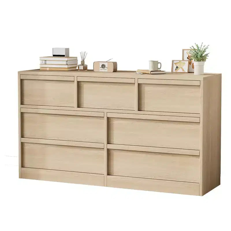 Commode, buffet en bois durable avec tiroirs, plateau spacieux