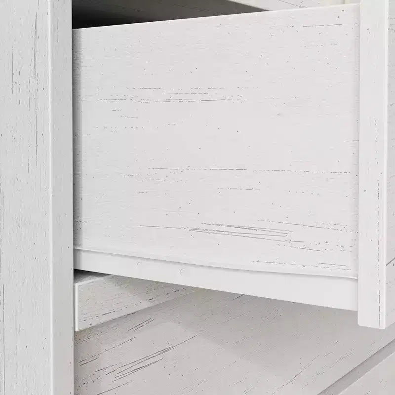 Commode, buffet en bois durable avec tiroirs, plateau spacieux