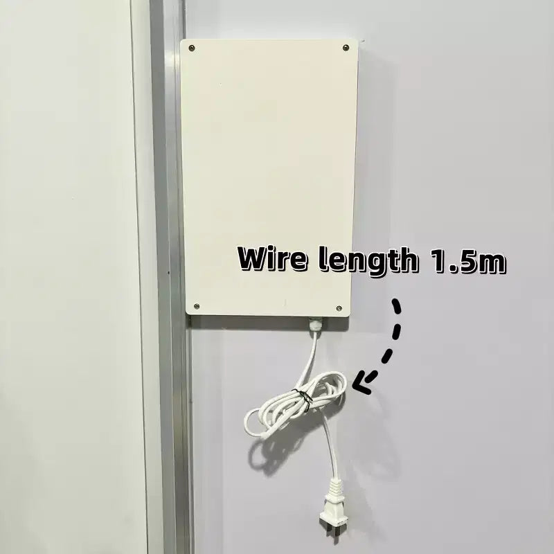 Miroir LED plein pied arqué avec modes d'éclairage réglables