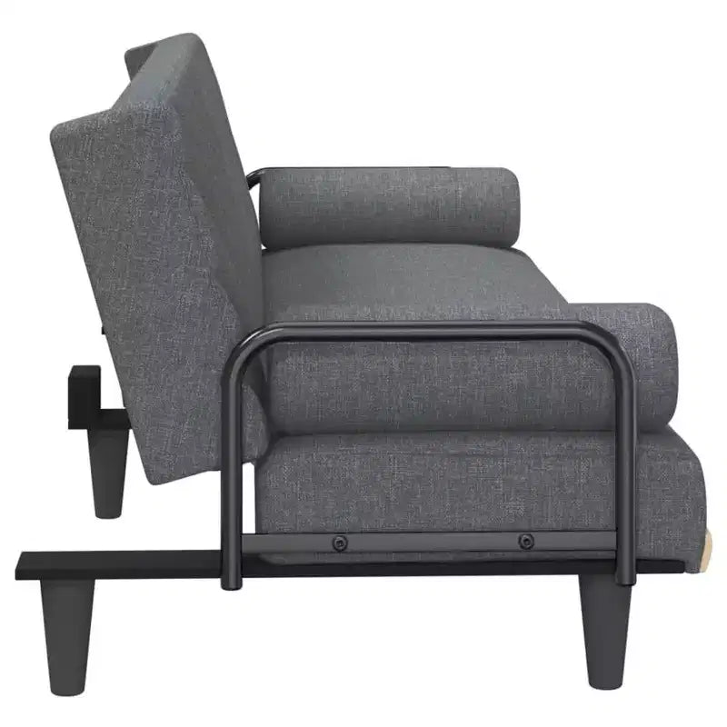 Canapé convertible avec accoudoirs Canapé inclinable Causeuse Tissu