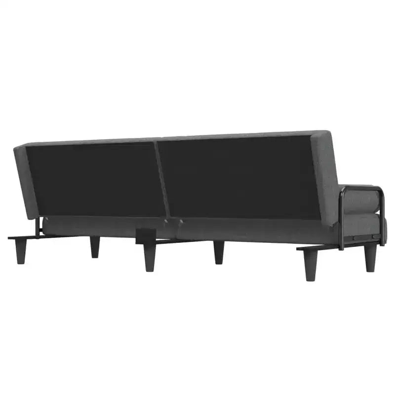 Canapé convertible avec accoudoirs Canapé inclinable Causeuse Tissu