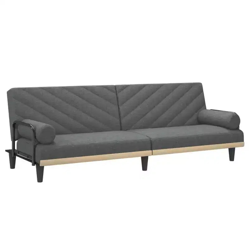 Canapé convertible avec accoudoirs Canapé inclinable Causeuse Tissu