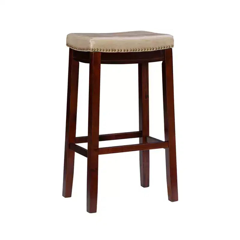 Tabourets de bar sans accoudoirs, sans dossier, repose-pieds