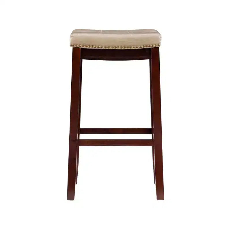 Tabourets de bar sans accoudoirs, sans dossier, repose-pieds