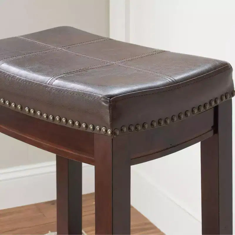 Tabourets de bar sans accoudoirs, sans dossier, repose-pieds