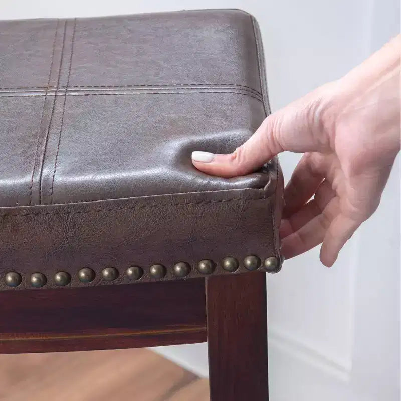 Tabourets de bar sans accoudoirs, sans dossier, repose-pieds
