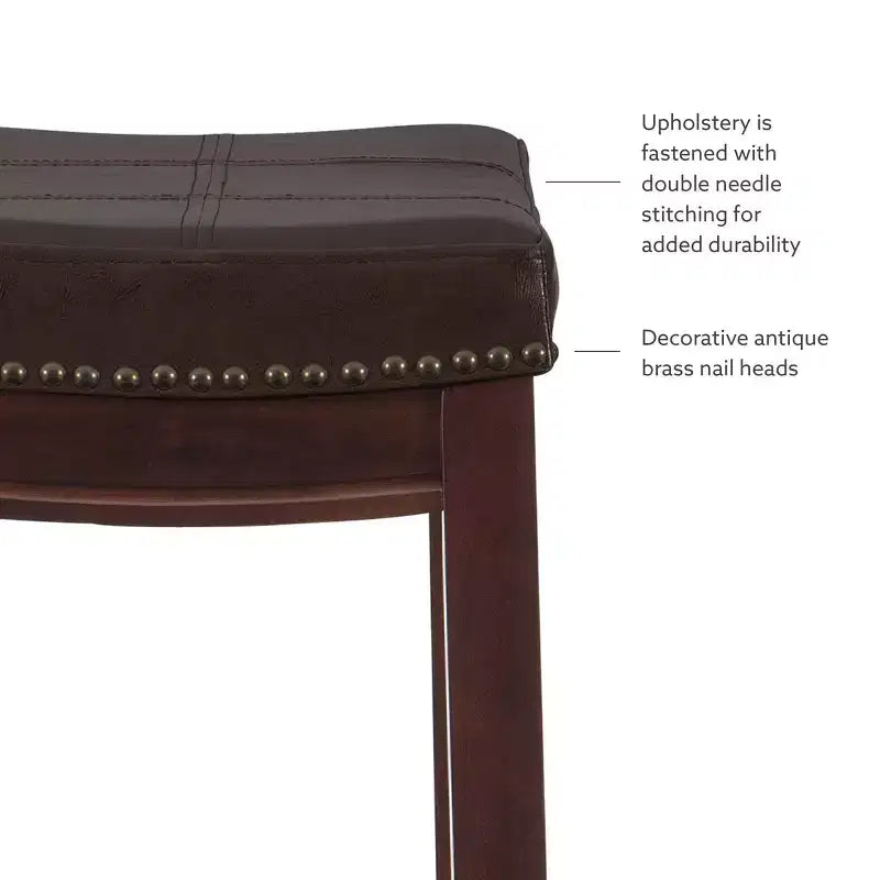 Tabourets de bar sans accoudoirs, sans dossier, repose-pieds